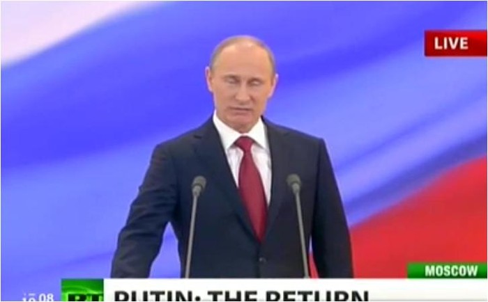 Tân Tổng thống Nga Putin phát biểu, đọc tuyên thệ